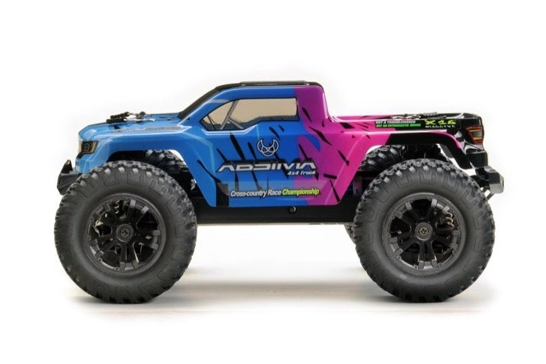 Pink & Blue Mini Monster Mayhem: Absima AMT 4WD Action! Tiny Truck, Huge Fun!