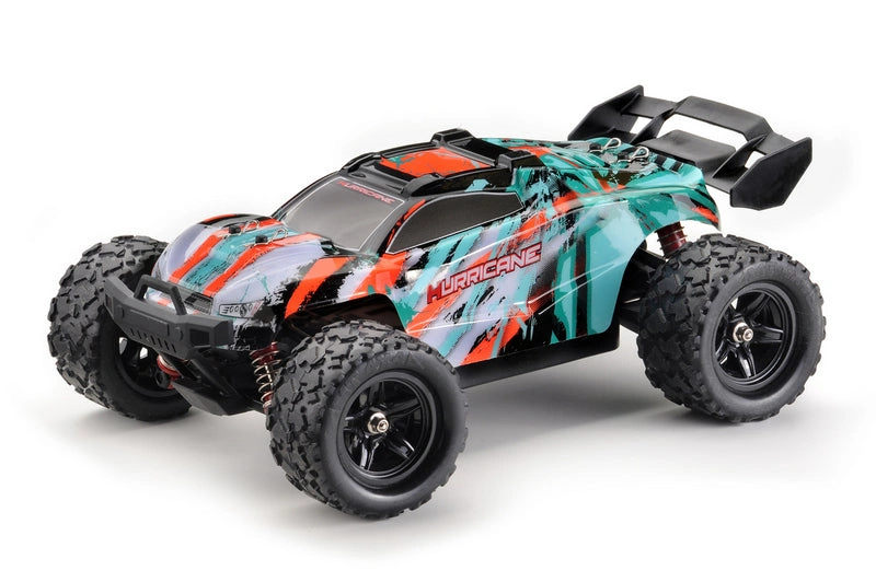 Green Hurricane: Unleash the Beast! 1/18 Scale Truggy Action. Ready to Race and Dominate the Dirt!